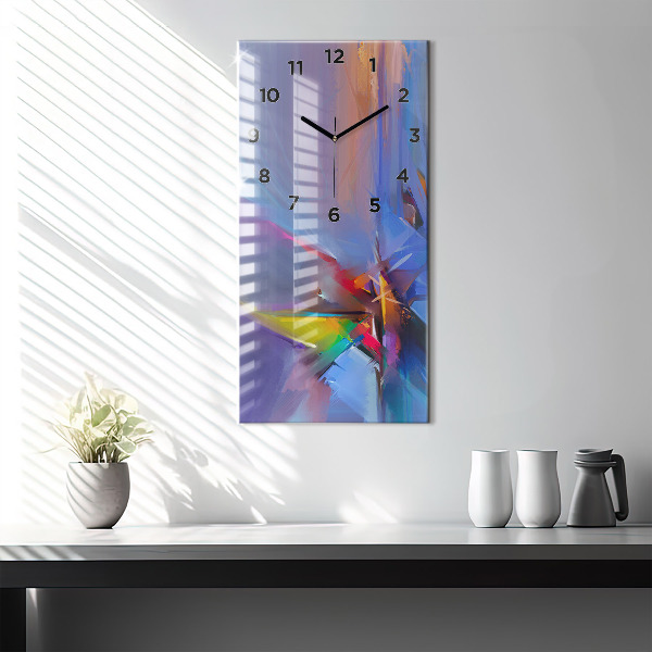 Modern vertical wall clock Seascape