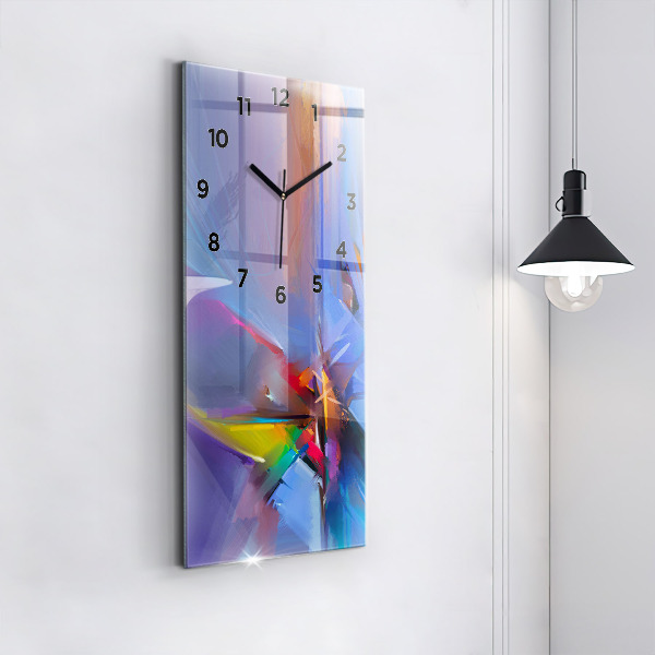 Modern vertical wall clock Seascape