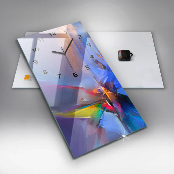 Modern vertical wall clock Seascape