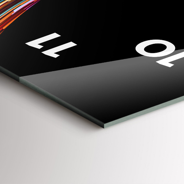 Modern vertical wall clock Emotional art