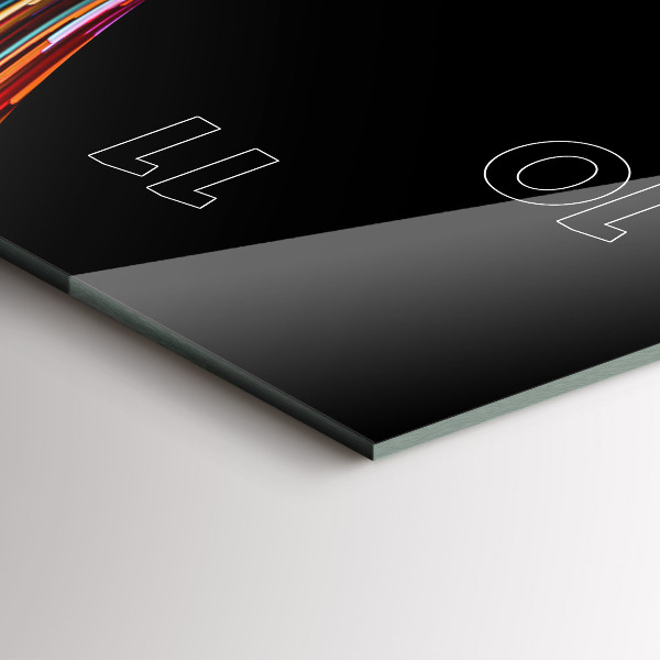 Modern vertical wall clock Emotional art