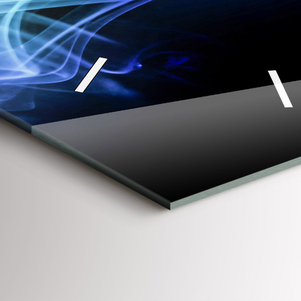 Modern vertical wall clock Abstract colorful lines