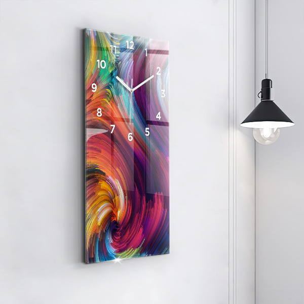 Modern vertical wall clock Abstraction hall
