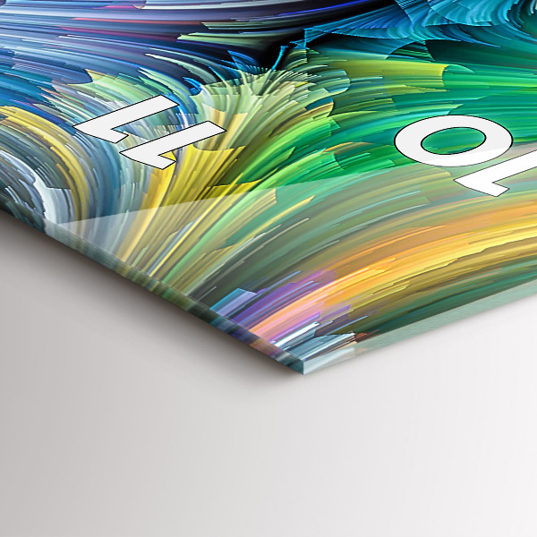 Modern vertical wall clock Abstraction hall