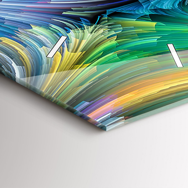 Modern vertical wall clock Abstraction hall