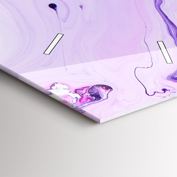 Modern vertical wall clock Colorful background