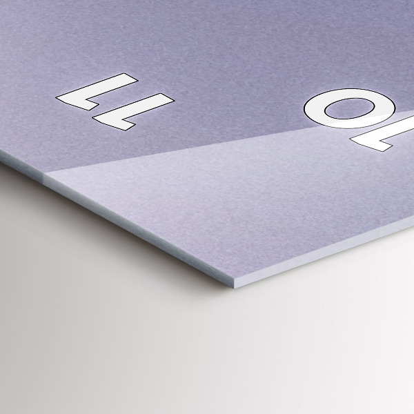 Modern vertical wall clock Abstraction sun