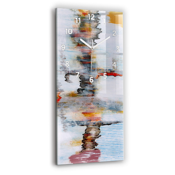 Modern vertical wall clock Abstraction