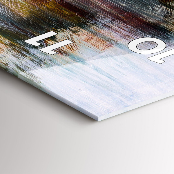 Modern vertical wall clock Abstraction