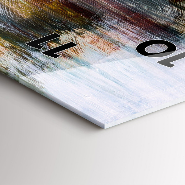 Modern vertical wall clock Abstraction