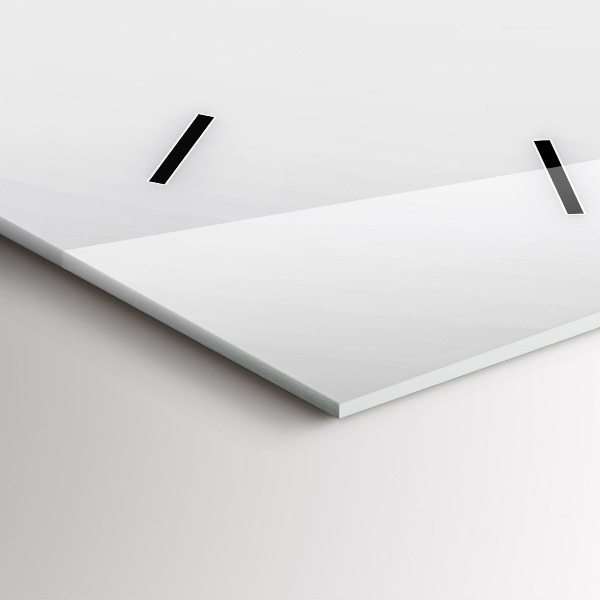 Modern vertical wall clock Abstract lines