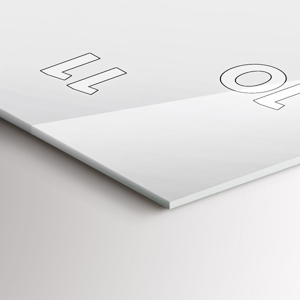 Modern vertical wall clock Abstract lines