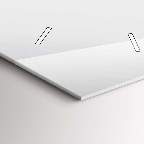 Modern vertical wall clock Abstract lines