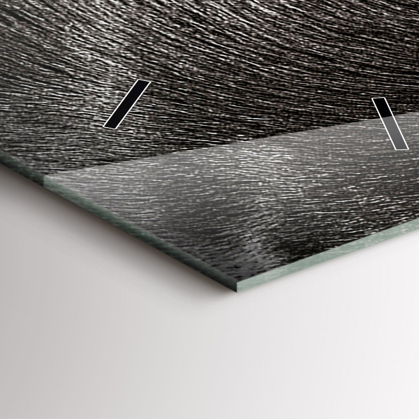 Modern vertical wall clock Scottish Fold Dog and Cat