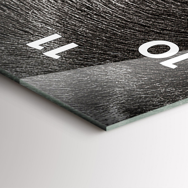 Modern vertical wall clock Scottish Fold Dog and Cat