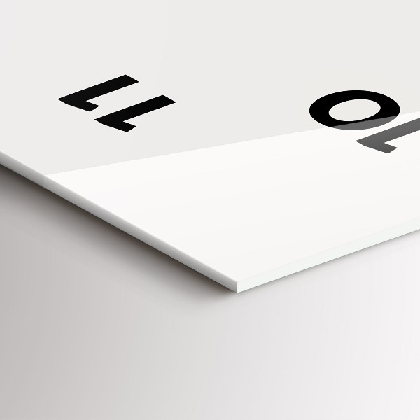 Modern vertical wall clock Moon Phases and the Eye