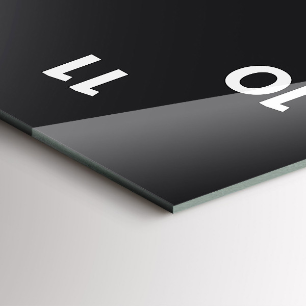 Modern vertical wall clock Moon Phases and Insect