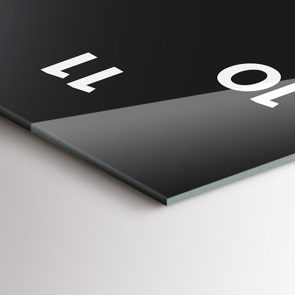 Modern vertical wall clock Moon phases