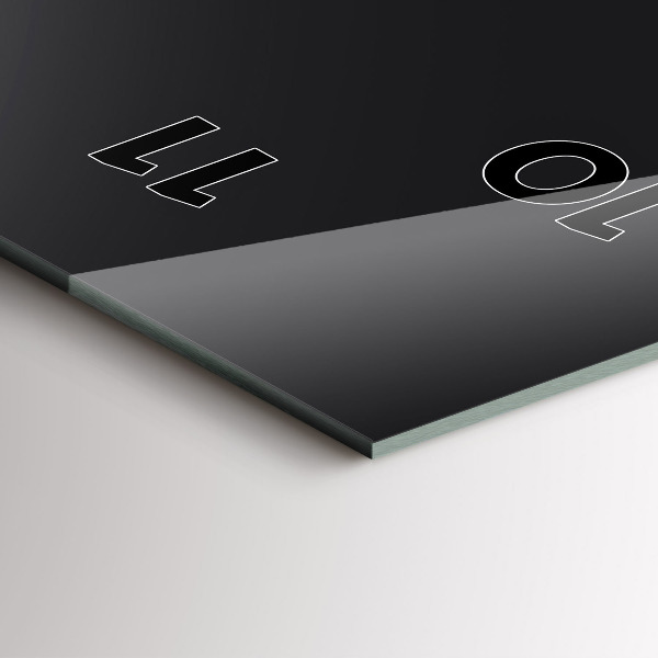 Modern vertical wall clock Moon phases