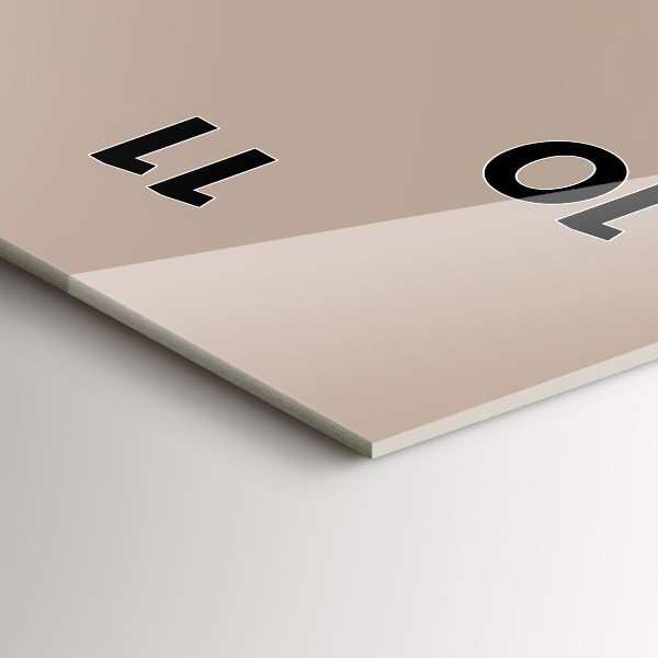 Modern vertical wall clock Astronomy clock