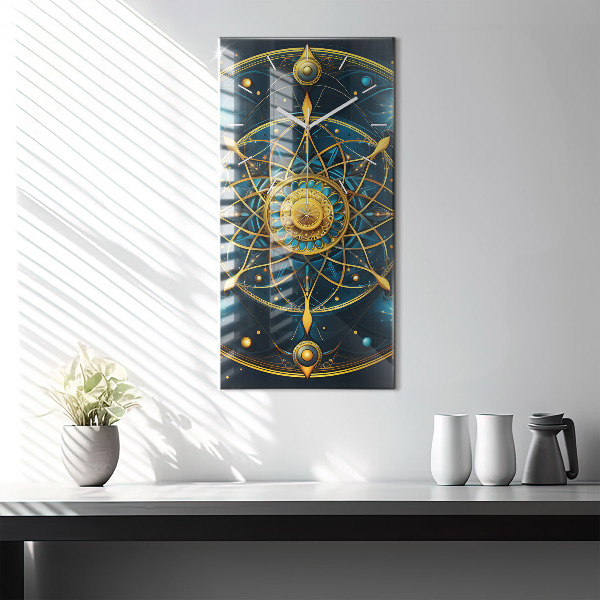 Modern vertical wall clock Horoscope clock