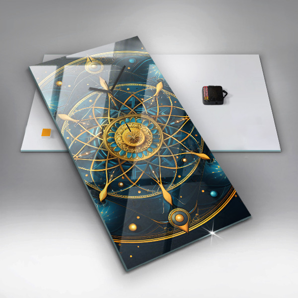 Modern vertical wall clock Horoscope clock