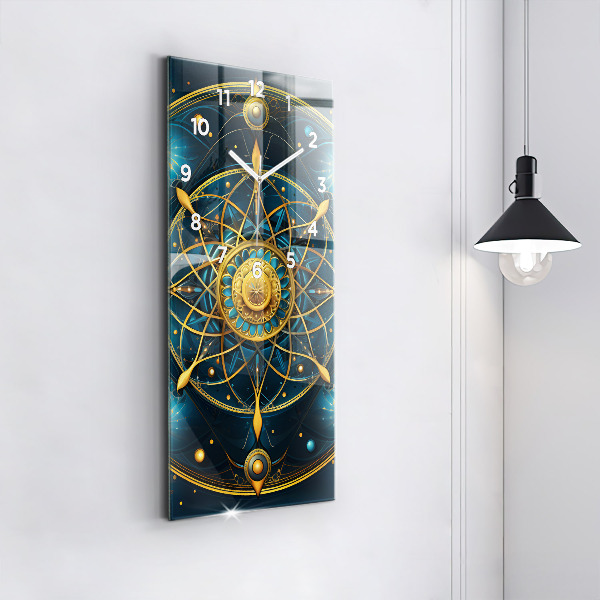 Modern vertical wall clock Horoscope clock