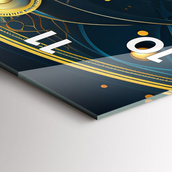 Modern vertical wall clock Horoscope clock