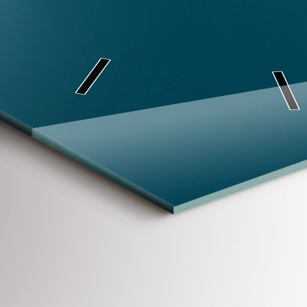 Modern vertical wall clock Sunset in the mountains