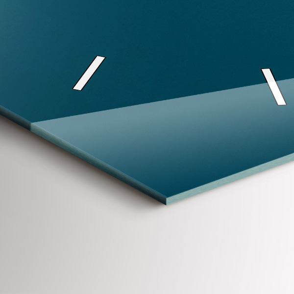 Modern vertical wall clock Sunset in the mountains