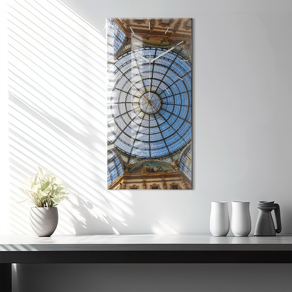 Modern vertical wall clock Shopping mall in Milan