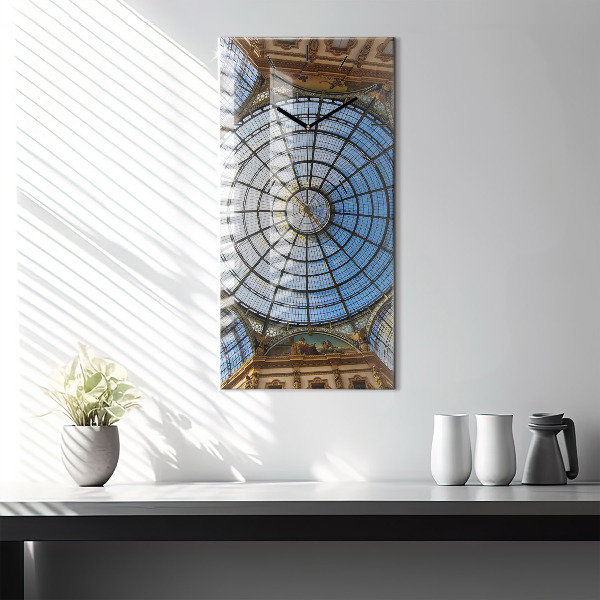 Modern vertical wall clock Shopping mall in Milan