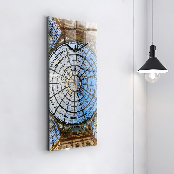 Modern vertical wall clock Shopping mall in Milan