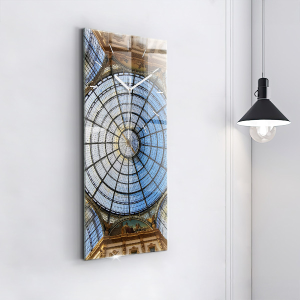 Modern vertical wall clock Shopping mall in Milan