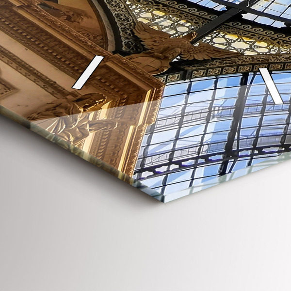 Modern vertical wall clock Shopping mall in Milan