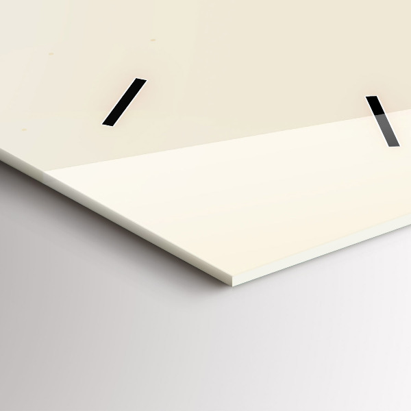 Modern vertical wall clock Man with a beard