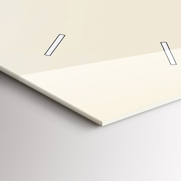 Modern vertical wall clock Man with a beard