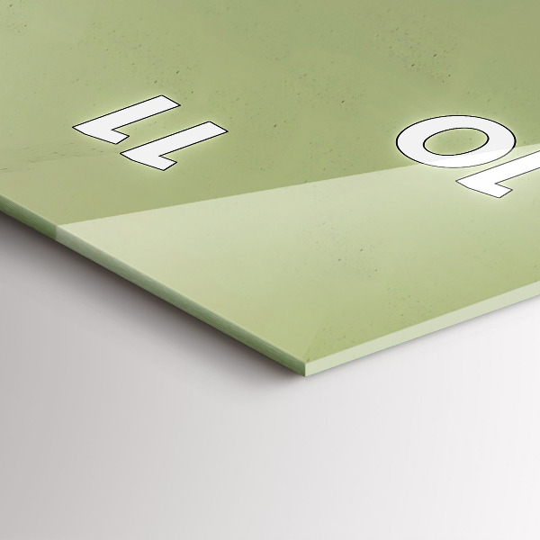 Modern vertical wall clock Graphic moose