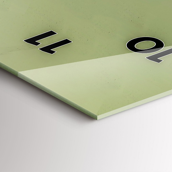 Modern vertical wall clock Graphic moose