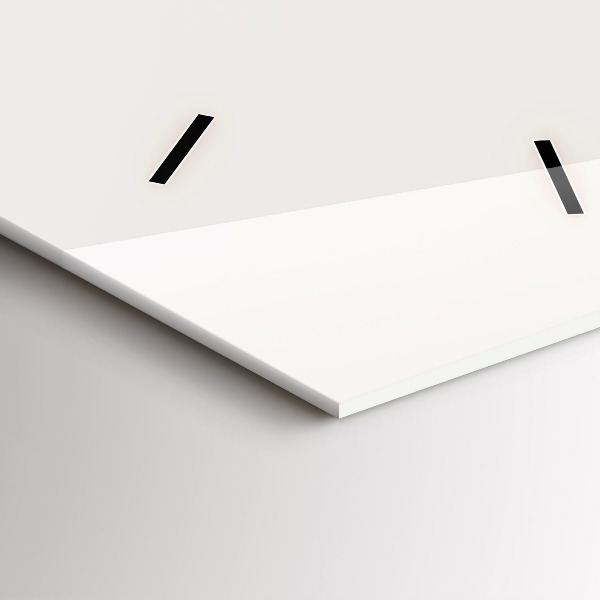 Modern vertical wall clock painted portrait of a tiger