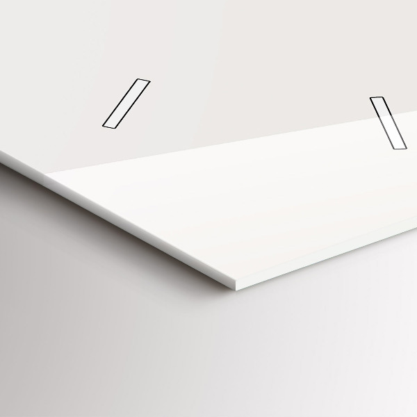 Modern vertical wall clock painted portrait of a tiger