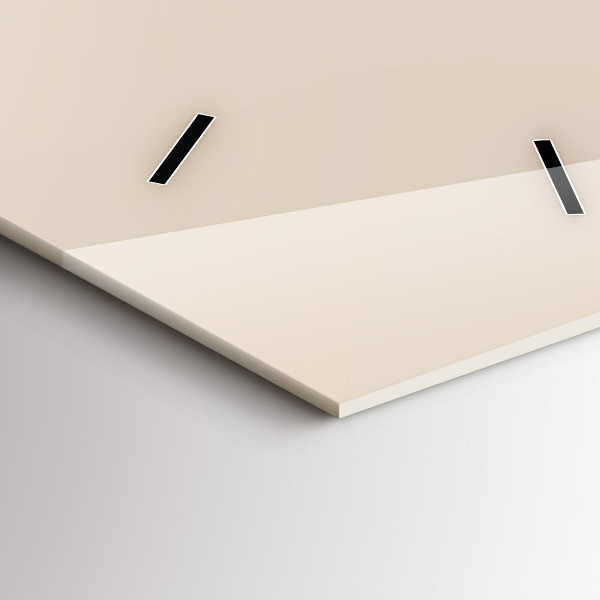 Modern vertical wall clock Man with a pipe