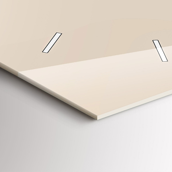 Modern vertical wall clock Man with a pipe