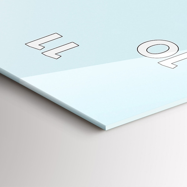 Modern vertical wall clock Puppy dog