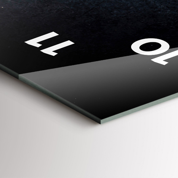 Modern vertical wall clock Vegetables