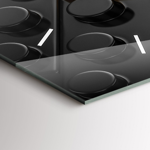 Modern vertical wall clock Toy blocks