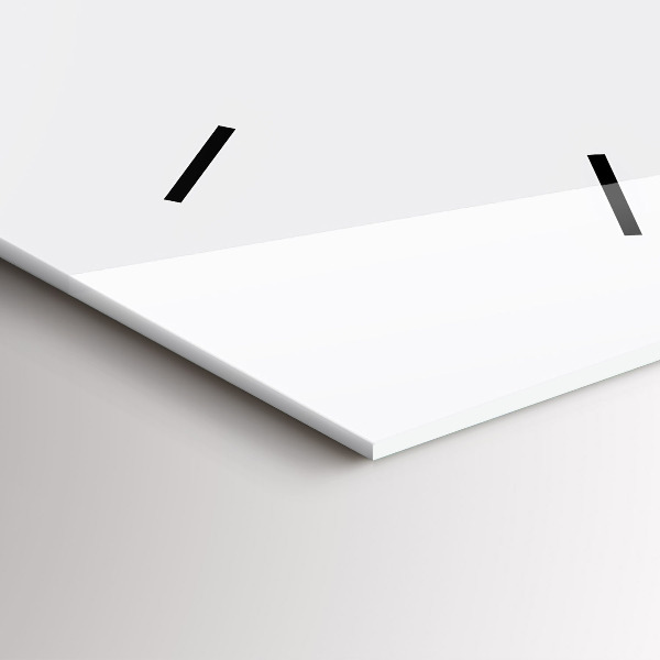 Modern vertical wall clock Silhouette of a panther