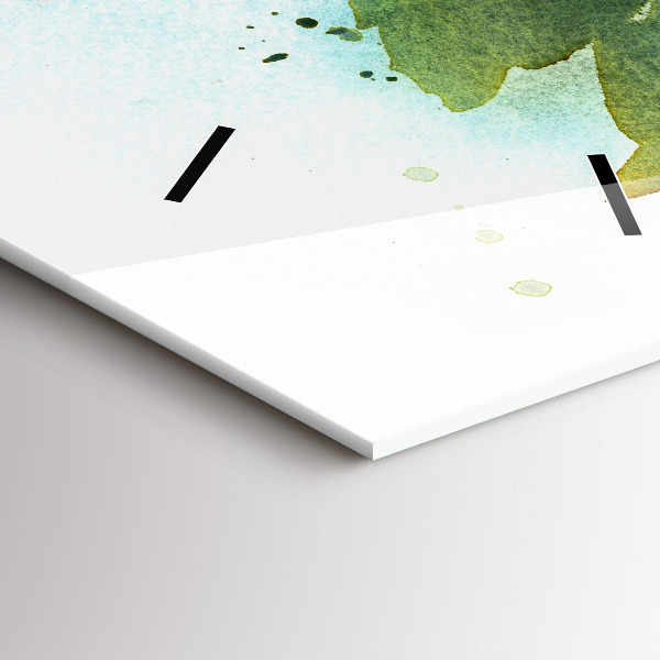 Modern vertical wall clock Visualization of Nature