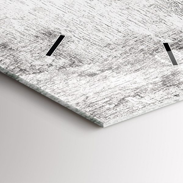 Modern vertical wall clock Ornamental plants