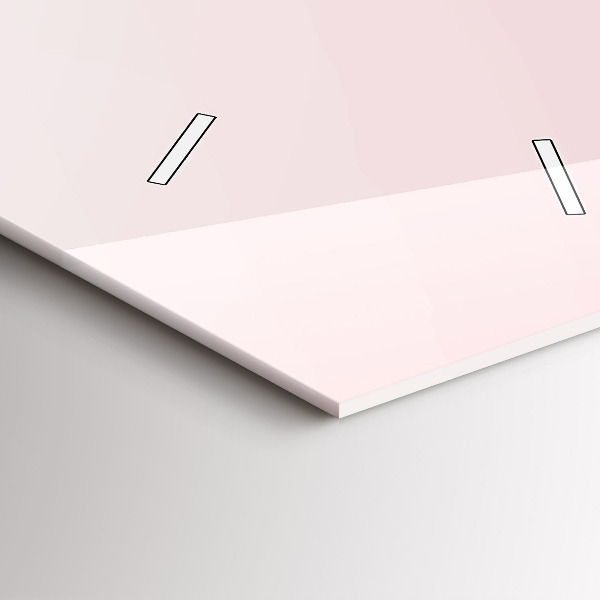 Modern vertical wall clock The inscription Love yourself